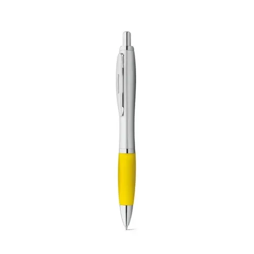 Bolígrafo ABS con clip de aluminio antideslizante ref 91019 - Amarillo 02