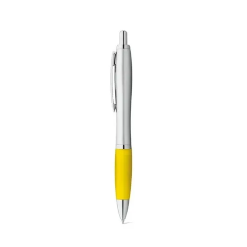 Bolígrafo ABS con clip de aluminio antideslizante ref 91019 - Amarillo