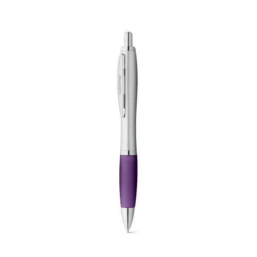 Bolígrafo ABS con clip de aluminio antideslizante ref 91019 - Morado 02