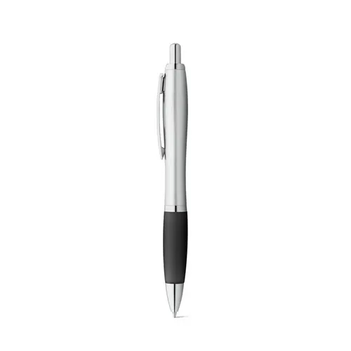Bolígrafo ABS con clip de aluminio antideslizante ref 91019 - Negro
