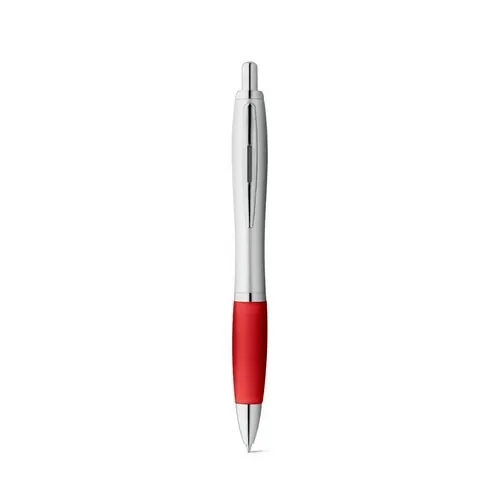 Bolígrafo ABS con clip de aluminio antideslizante ref 91019 - Rojo 01