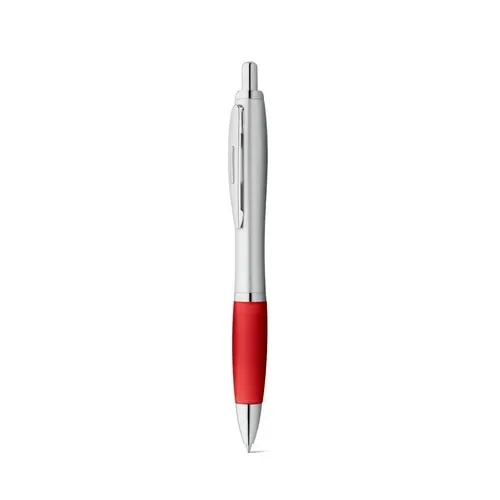 Bolígrafo ABS con clip de aluminio antideslizante ref 91019 - Rojo 02