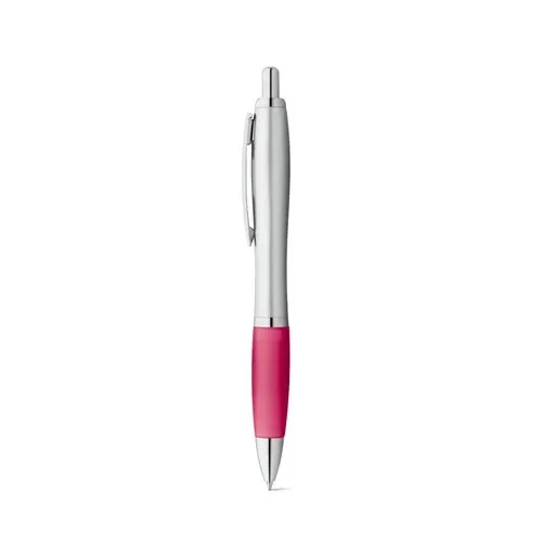 Bolígrafo ABS con clip de aluminio antideslizante ref 91019 - Rosa 01