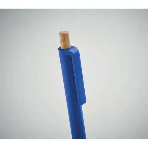 Bolígrafo reciclado con pulsador de bambú ref MO2304