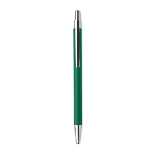 Bolígrafo reciclado con pulsador y tinta azul ref MO6560 - Open Verde