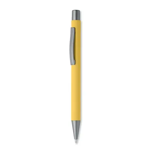 Bolígrafo de aluminio reciclado Nali personalizable ref mo3222 - Amarillo