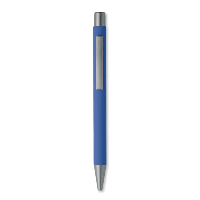 Bolígrafo de aluminio reciclado Nali personalizable ref mo3222 - Azul Royal Abierta