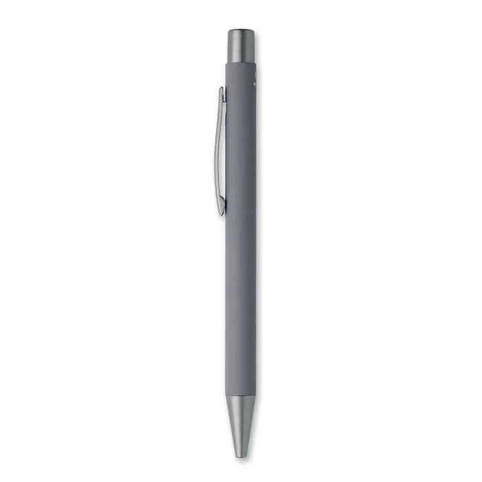 Bolígrafo de aluminio reciclado Nali personalizable ref mo3222 - Back Gris Piedra