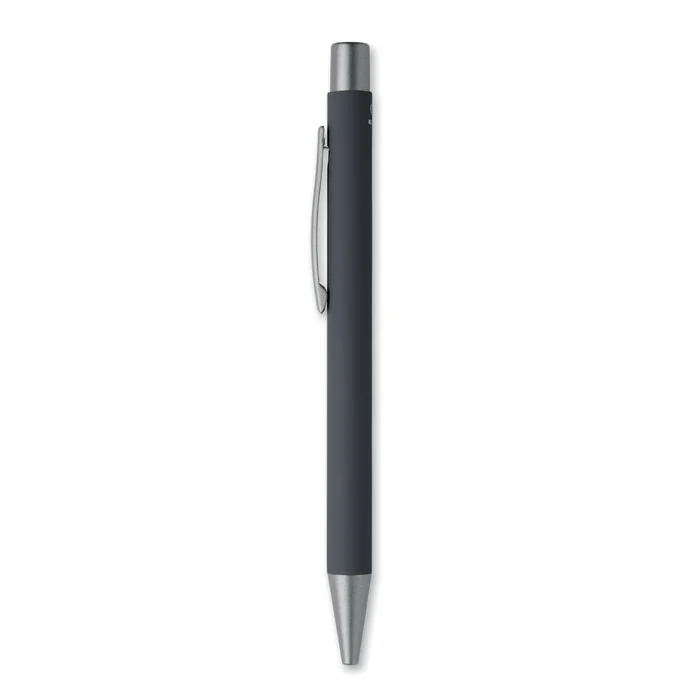 Bolígrafo de aluminio reciclado Nali personalizable ref mo3222 - Back Negro