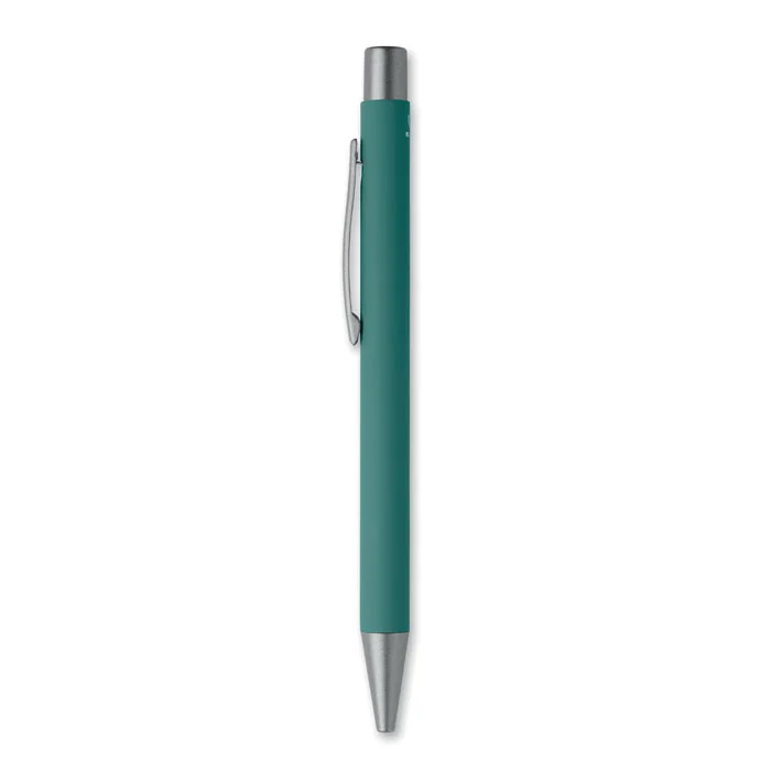 Bolígrafo de aluminio reciclado Nali personalizable ref mo3222 - Back Verde