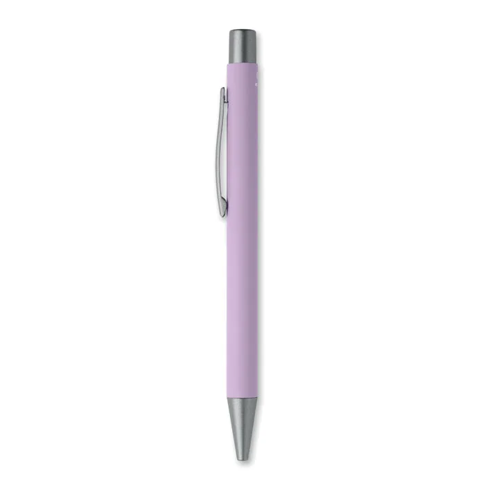 Bolígrafo de aluminio reciclado Nali personalizable ref mo3222 - Back Violeta