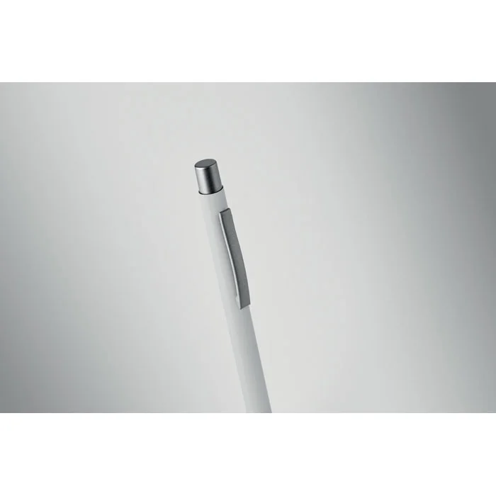 Bolígrafo de aluminio reciclado Nali personalizable ref mo3222 - Blanco 00