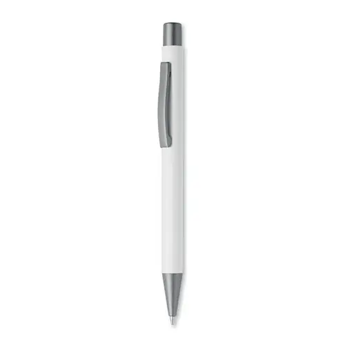 Bolígrafo de aluminio reciclado Nali personalizable ref mo3222 - Blanco