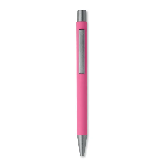 Bolígrafo de aluminio reciclado Nali personalizable ref mo3222 - Fucsia Abierta