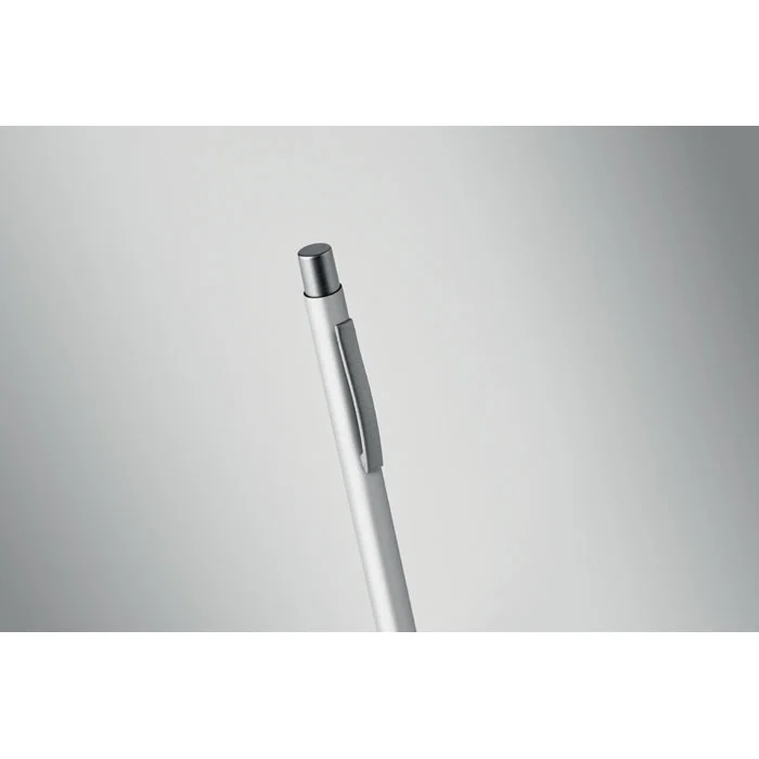 Bolígrafo de aluminio reciclado Nali personalizable ref mo3222 - Plata 00