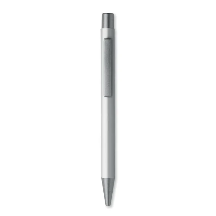 Bolígrafo de aluminio reciclado Nali personalizable ref mo3222 - Plata Abierta