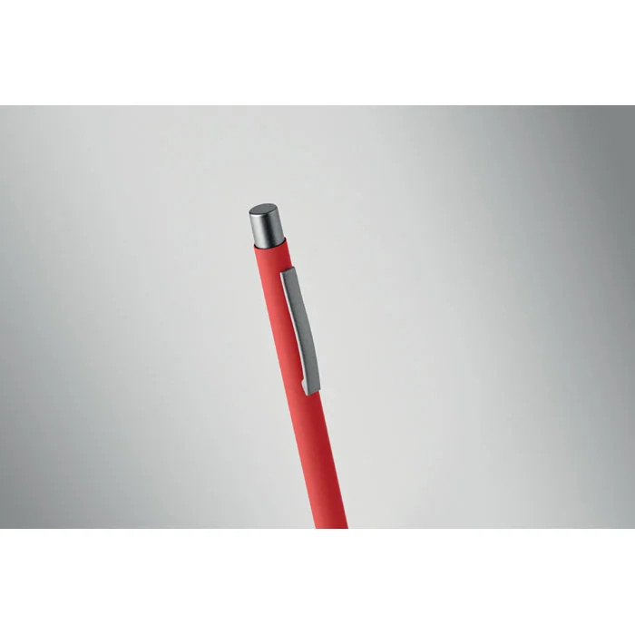 Bolígrafo de aluminio reciclado Nali personalizable ref mo3222 - Rojo 00