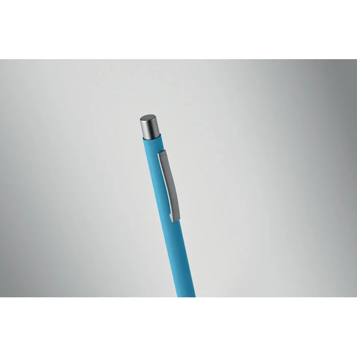 Bolígrafo de aluminio reciclado Nali personalizable ref mo3222 - Turquesa 00