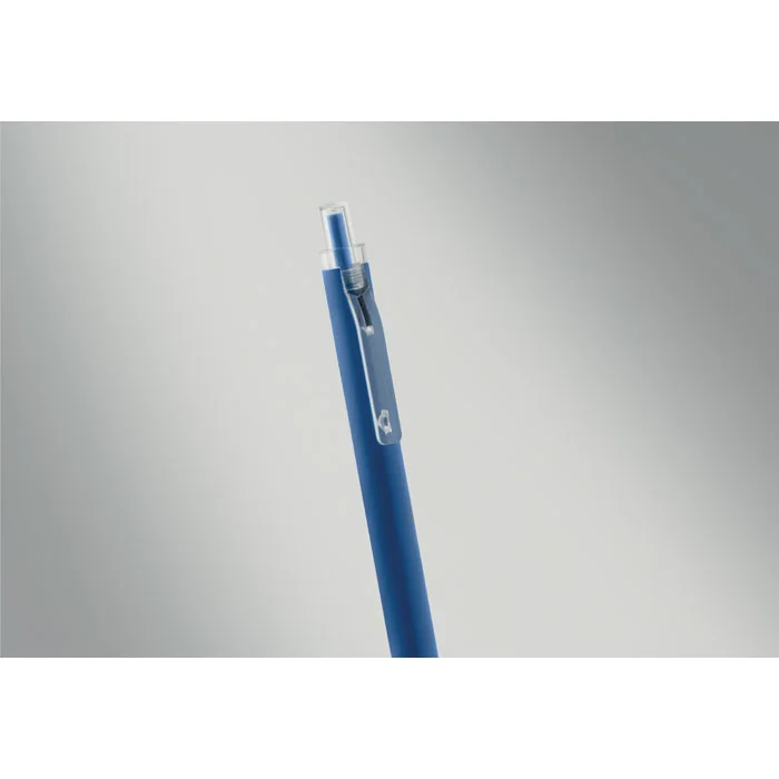 Bolígrafo de aluminio reciclado Nosta personalizable ref mo3185 - Back Azul