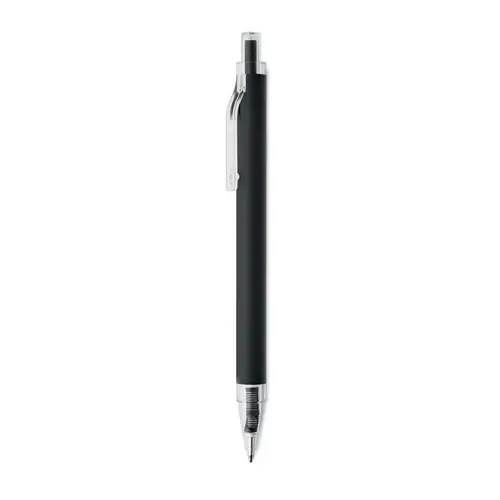 Bolígrafo de aluminio reciclado Nosta personalizable ref mo3185 - Negro