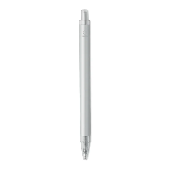 Bolígrafo de aluminio reciclado Nosta personalizable ref mo3185 - Plata Mate 00