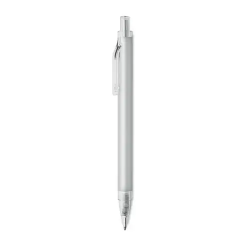 Bolígrafo de aluminio reciclado Nosta personalizable ref mo3185 - Plata Mate