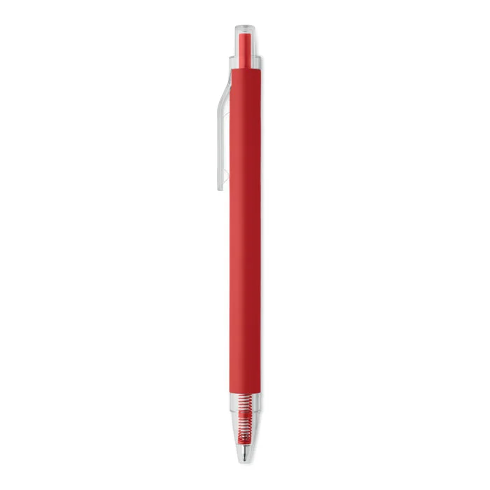 Bolígrafo de aluminio reciclado Nosta personalizable ref mo3185 - Rojo Abierta