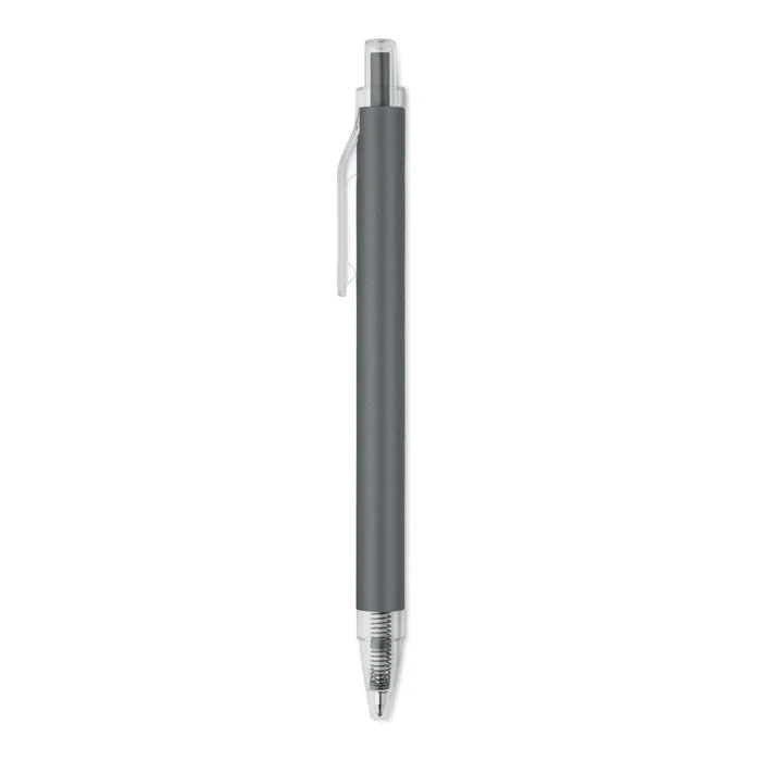 Bolígrafo de aluminio reciclado Nosta personalizable ref mo3185 - Titanio Abierta