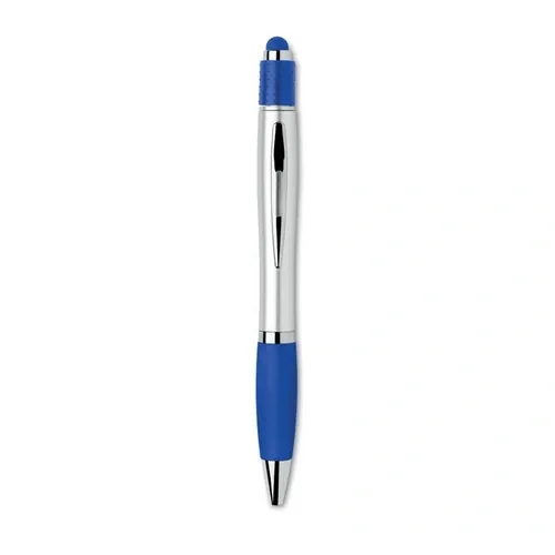 Bolígrafo Stylus reciclado con función giratoria antiestrés ref MO2573 - Azul Royal 1
