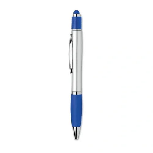Bolígrafo Stylus reciclado con función giratoria antiestrés ref MO2573 - Azul Royal 2