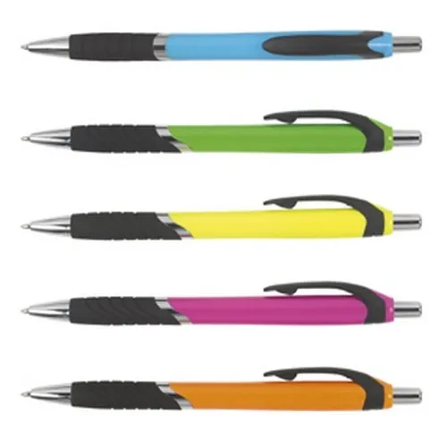 Bolígrafo clásico ABS con tinta azul segura ref BR16 - Surtidos
