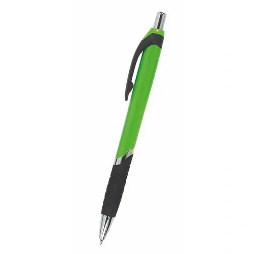 Bolígrafo clásico ABS con tinta azul segura ref BR16 - Verde