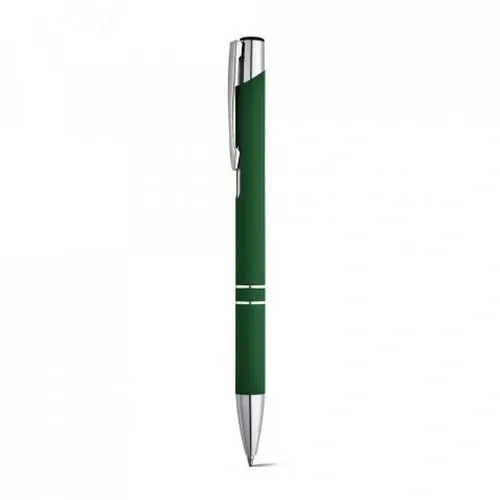 Bolígrafo de aluminio con acabado en goma ref 81141 - Verde