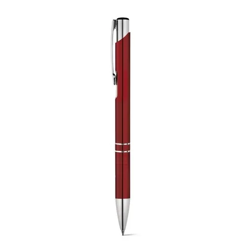 Bolígrafo de aluminio con clip acabado metálico ref 91311 - Burdeos