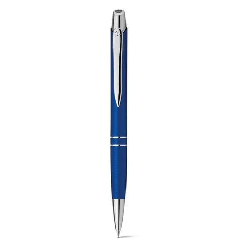 Bolígrafo de aluminio con clip escritura azul ref 11082 - Azul 01