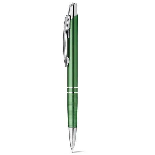 Bolígrafo de aluminio con clip escritura azul ref 11082 - Verde Pastel