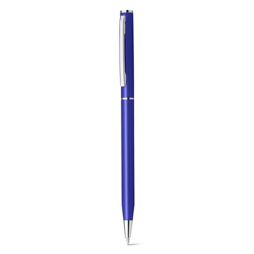 Bolígrafo de aluminio con mecanismo de giro tinta azul ref 81185