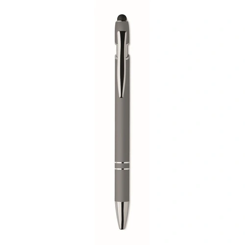 bolígrafo de aluminio gomoso siparo