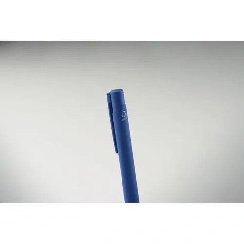 Bolígrafo de aluminio gomoso personalizable y ecológico ref MO2799 - Azul Royal Item Detail Picture