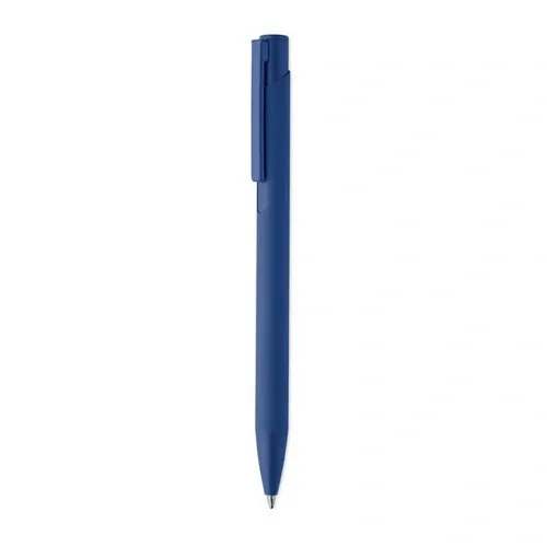 Bolígrafo de aluminio gomoso personalizable y ecológico ref MO2799 - Azul Royal