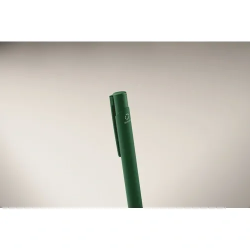 Bolígrafo de aluminio gomoso personalizable y ecológico ref MO2799 - Detail Verde
