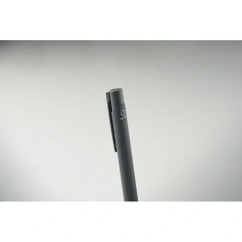 Bolígrafo de aluminio gomoso personalizable y ecológico ref MO2799 - Gris Piedra Item Detail Picture