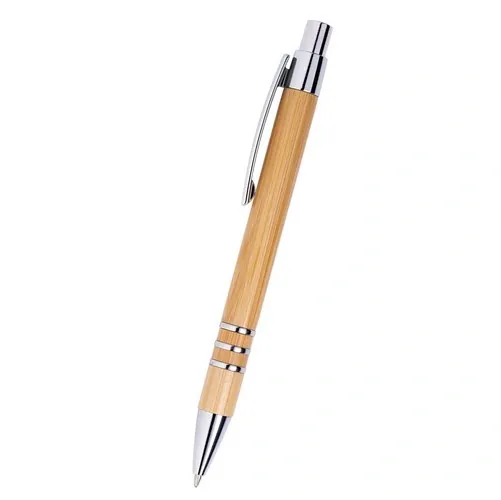 Bolígrafo de bamboo con sistema de pulsador ref WA16 - Bamb