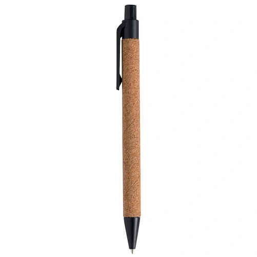 Bolígrafo de corcho reciclado con sistema de pulsador ref NO12