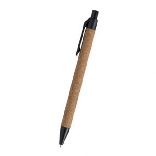 Bolígrafo de corcho reciclado con sistema de pulsador ref NO12