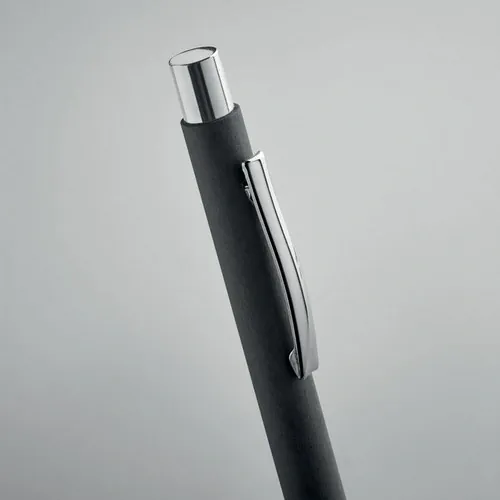Bolígrafo ecológico con pulsador y clip metálico ref MO2067