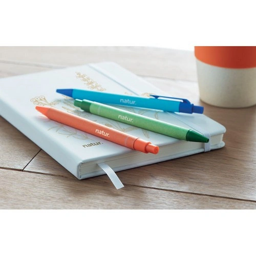 Bolígrafo ecológico de papel con tinta azul ref MO9830