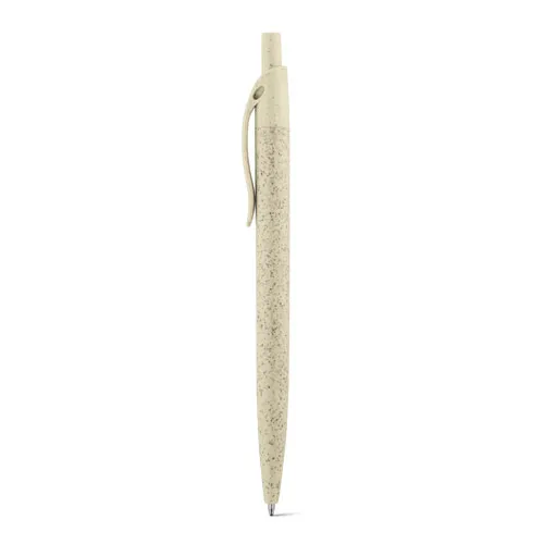 Bolígrafo ecológico de paja de trigo escritura azul ref 81168