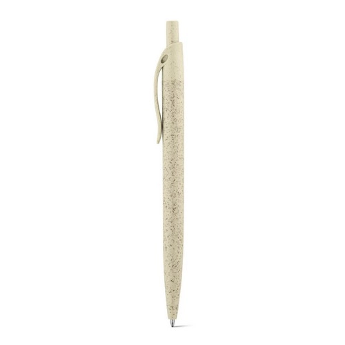 Bolígrafo ecológico de paja de trigo escritura azul ref 81168