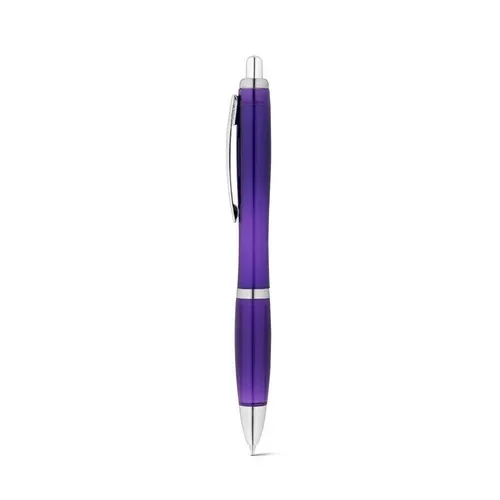 Bolígrafo ecológico de PET reciclado con clip metálico ref 91772 - Morado